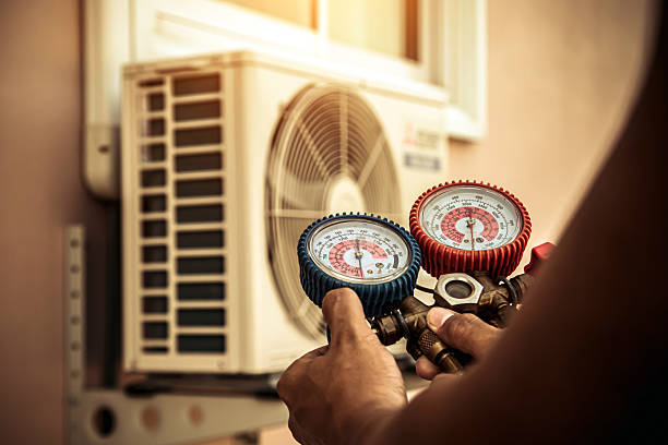 Professional Ductwork Repair technician working in Agawam, MA